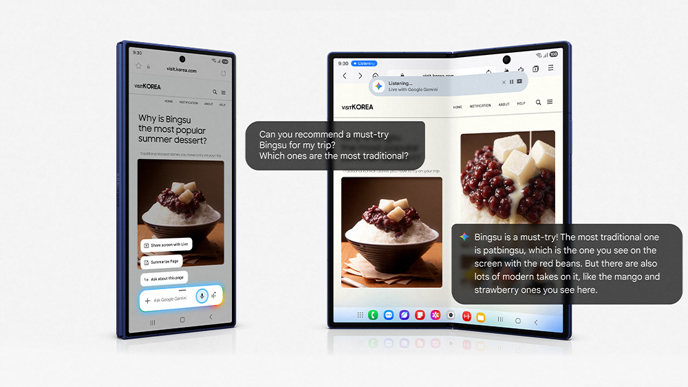 Samsung Galaxy Z Fold7: Innovador y más delgado con pantallas gigantes Samsung Galaxy Z Fold7 ai