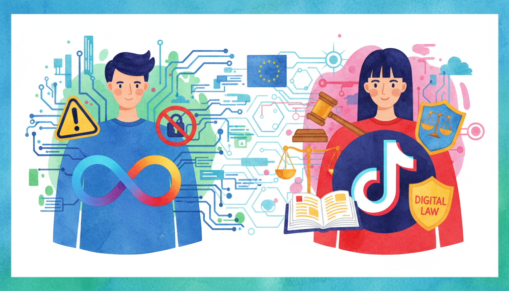 Europa acusa a Meta y TikTok de incumplir obligaciones de dar acceso a reguladores Europa acusa a Meta y TikTok