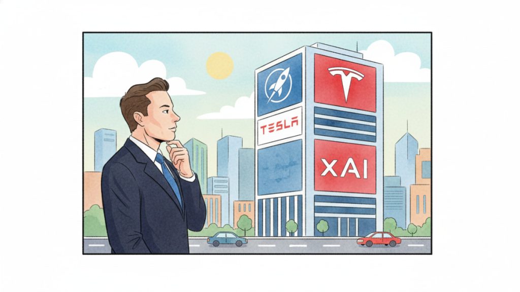 Fusión de SpaceX, Tesla y xAI